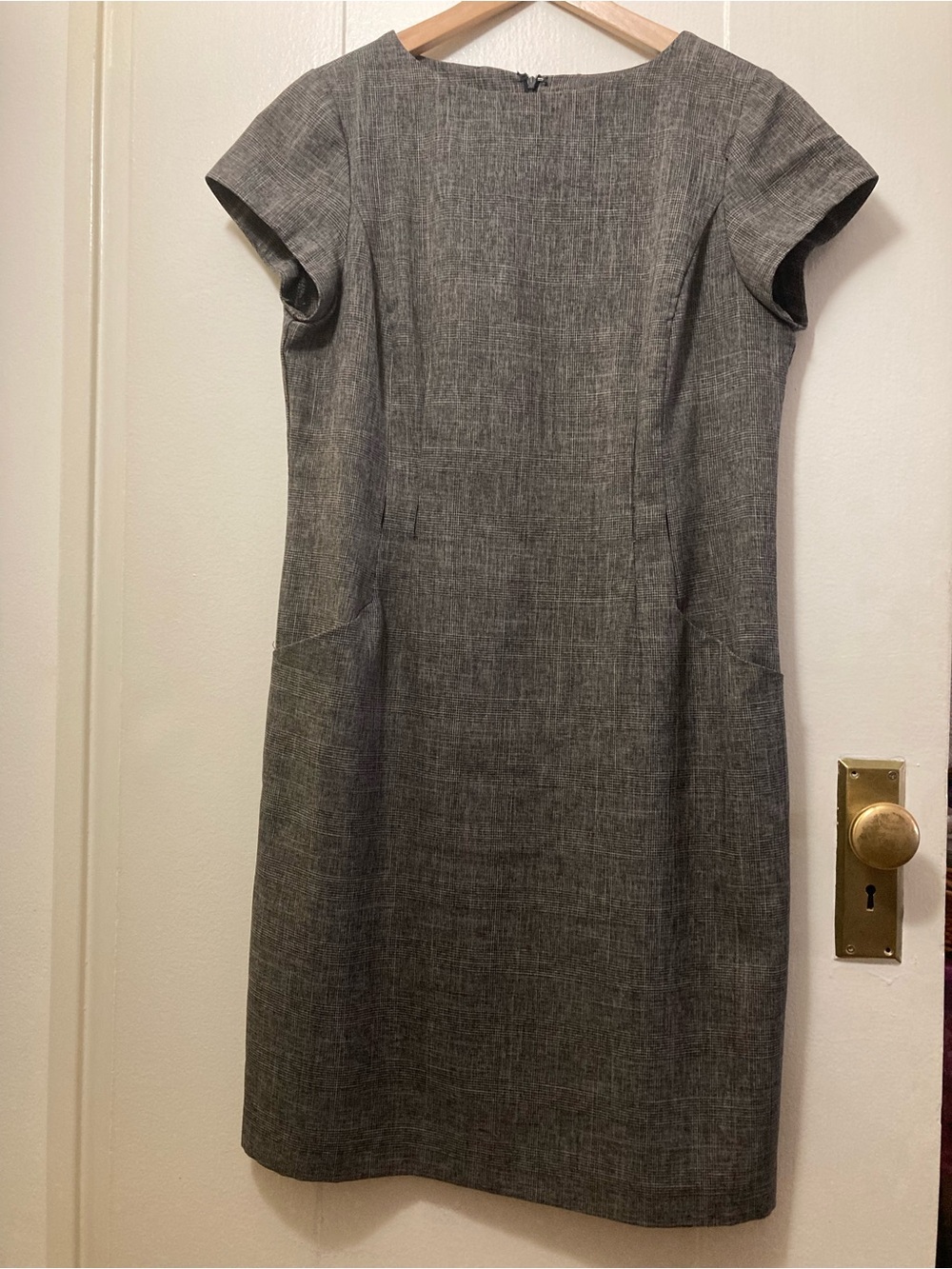 Lightweight Black/White Summer Dress, Size 12*